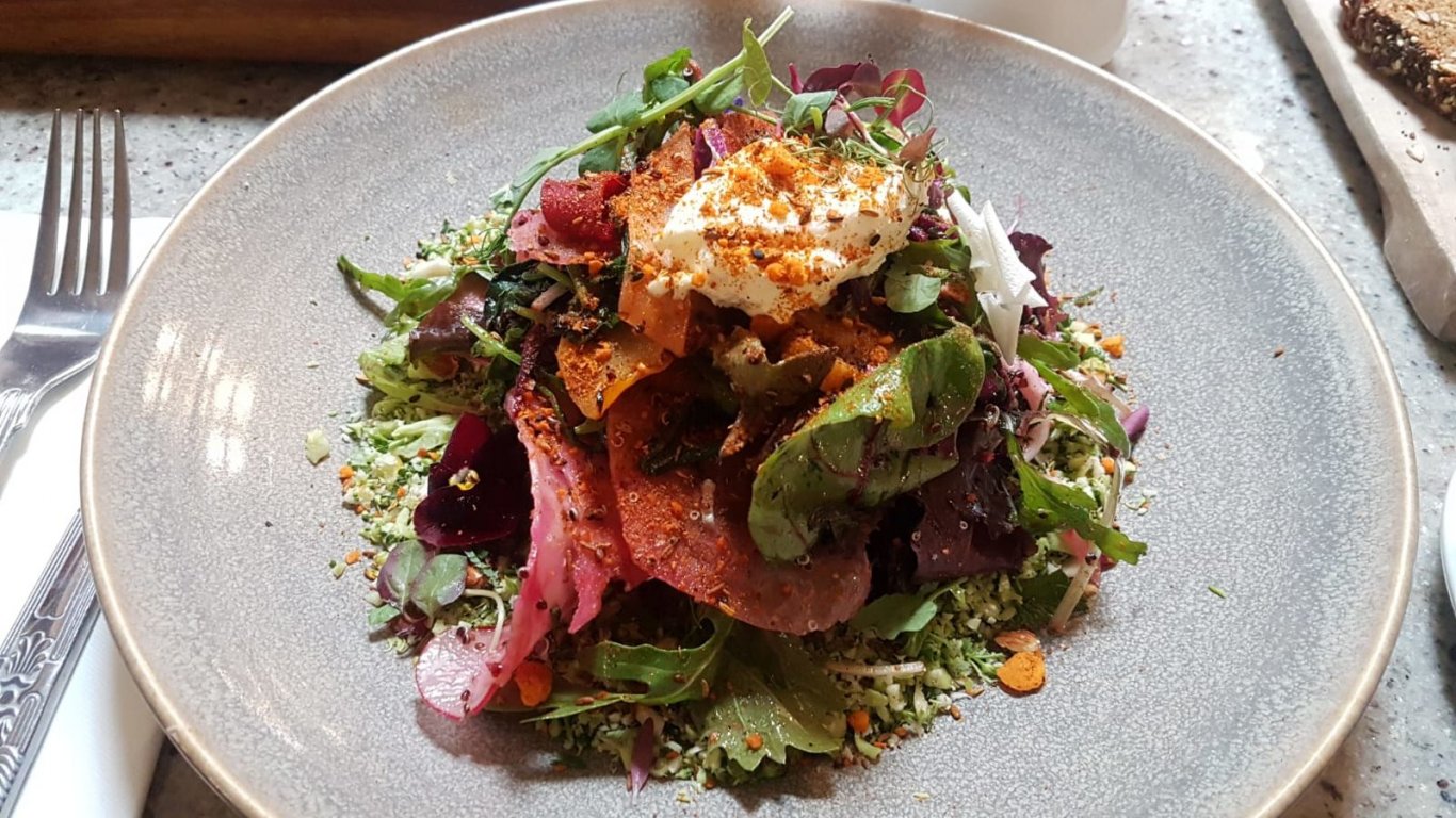 Salad at Avoca café in Ireland