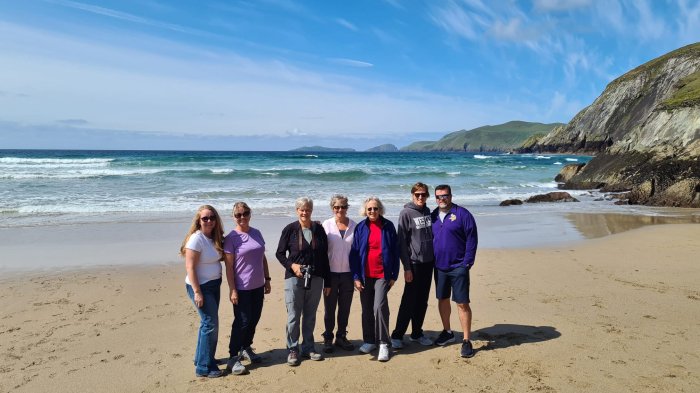 Enjoy spectacular beaches on Slea Head