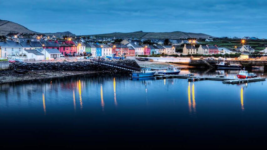 Evening light in Portmagee, Kerry